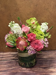 FLORAL FANTASY IN VASE from Redwood Florist in New Brunswick, NJ